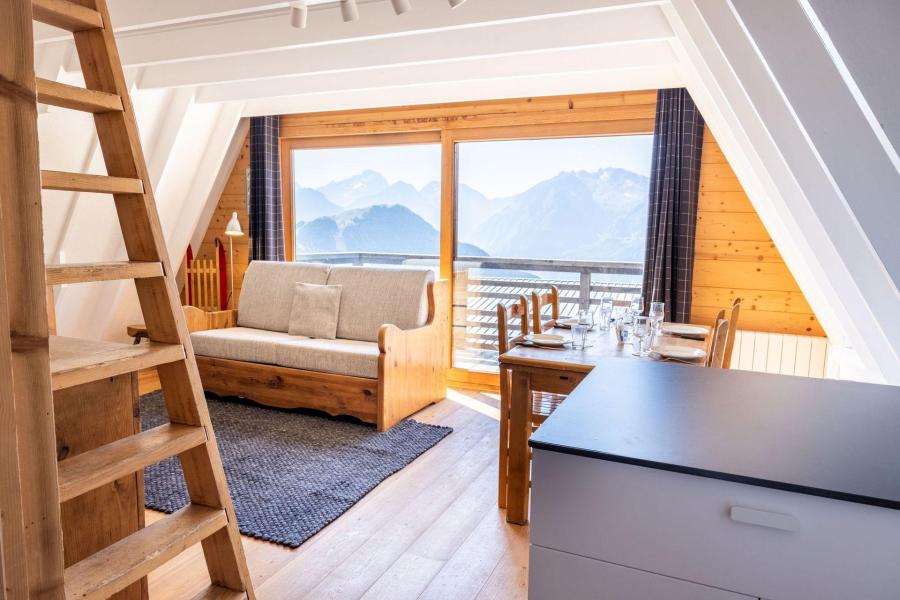 Vakantie in de bergen Chalet 5 kamers 8 personen - Chalet Delta 36 - Alpe d'Huez - Woonkamer