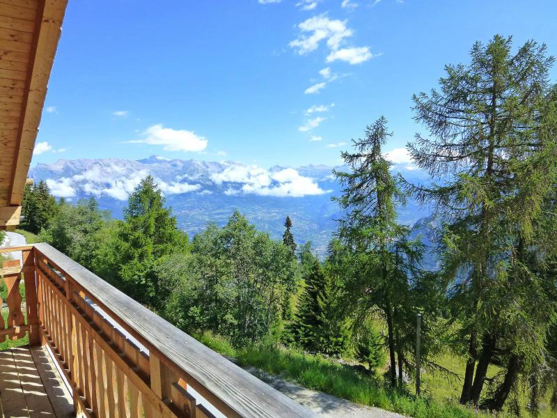 Vakantie in de bergen Chalet Dent Blanche - Thyon - Balkon
