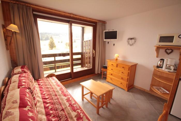 Holiday in mountain resort Studio sleeping corner 4 people (209) - Chalet du Lac 2 - Les Saisies