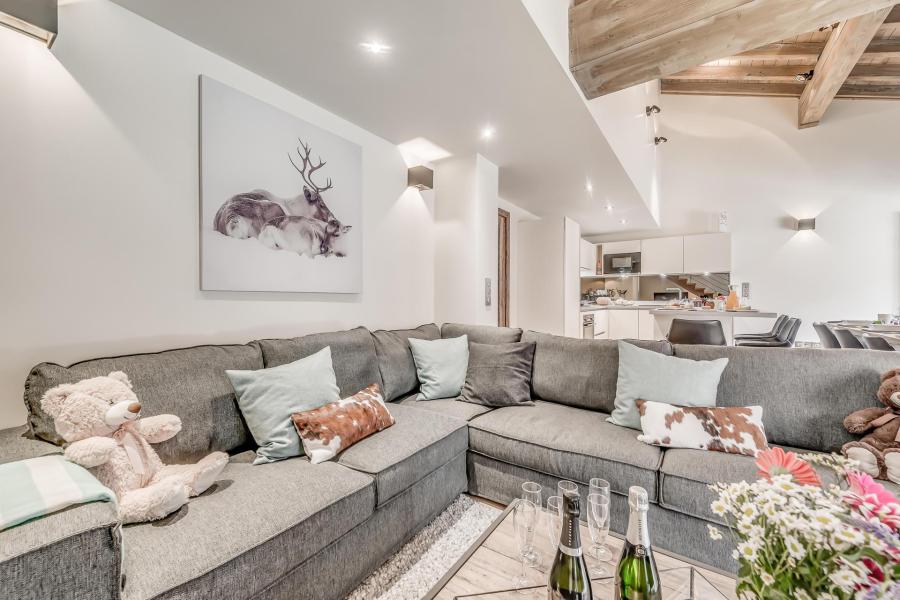 Urlaub in den Bergen 6 Zimmer Maisonettewohnung für 9 Personen (P) - Chalet Eagle Lodge - Tignes - Wohnzimmer