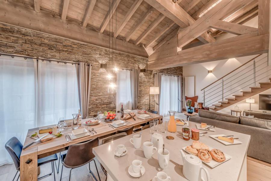 Urlaub in den Bergen 6 Zimmer Maisonettewohnung für 9 Personen (P) - Chalet Eagle Lodge - Tignes - Wohnzimmer