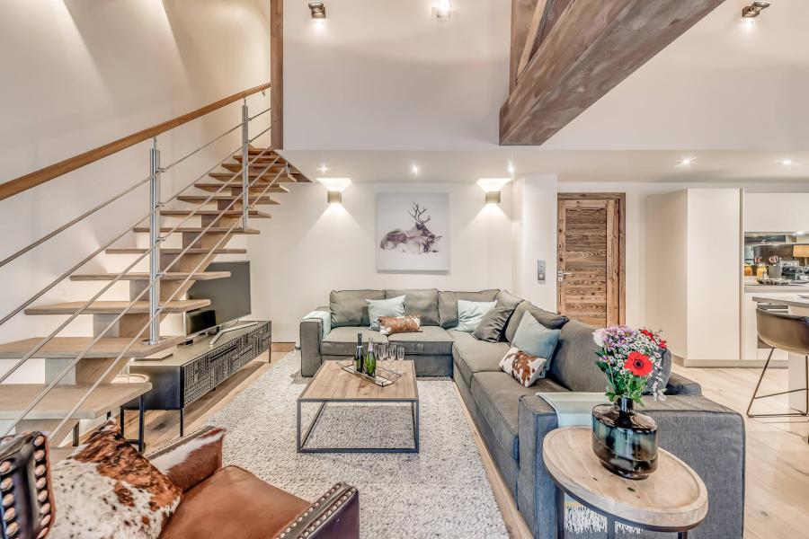 Urlaub in den Bergen 6 Zimmer Maisonettewohnung für 9 Personen (P) - Chalet Eagle Lodge - Tignes - Wohnzimmer