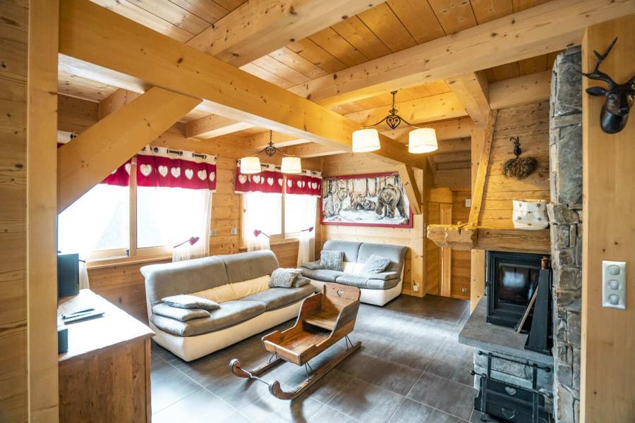 Vacances en montagne Chalet triplex 7 pièces 15 personnes - Chalet Etagne - Châtel - Séjour