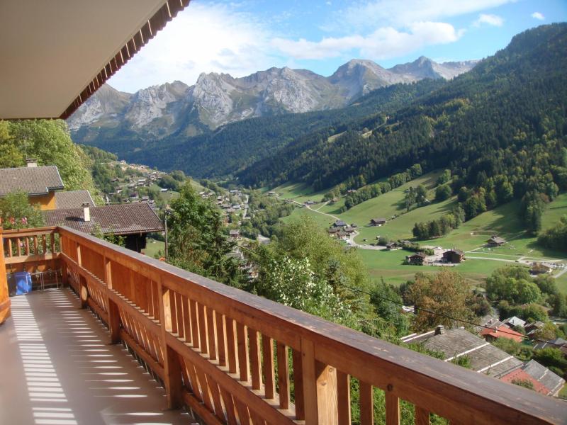 Vacances en montagne Appartement 2 pièces cabine 4 personnes - Chalet Etche Ona - Le Grand Bornand - Balcon