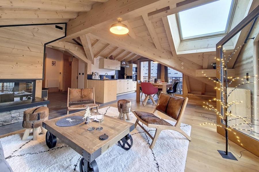 Urlaub in den Bergen 3 Zimmer Chalet für 6 Personen (YDILIA6) - Chalet Eterlou - Les Menuires - Wohnzimmer