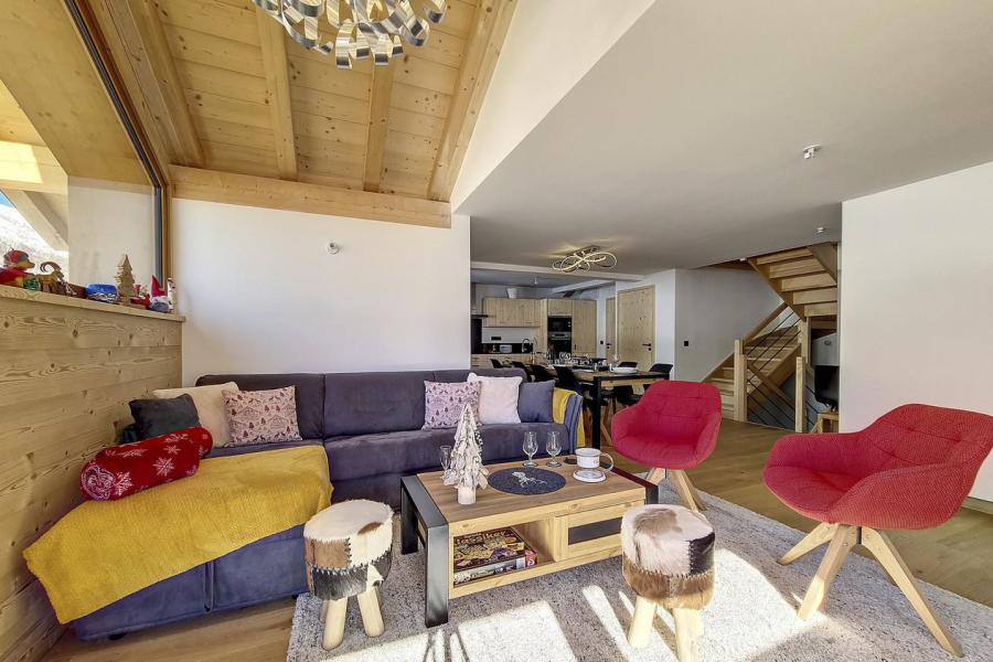 Holiday in mountain resort 5 room triplex chalet 10 people (YDILIA3) - Chalet Eterlou - Les Menuires - Living room