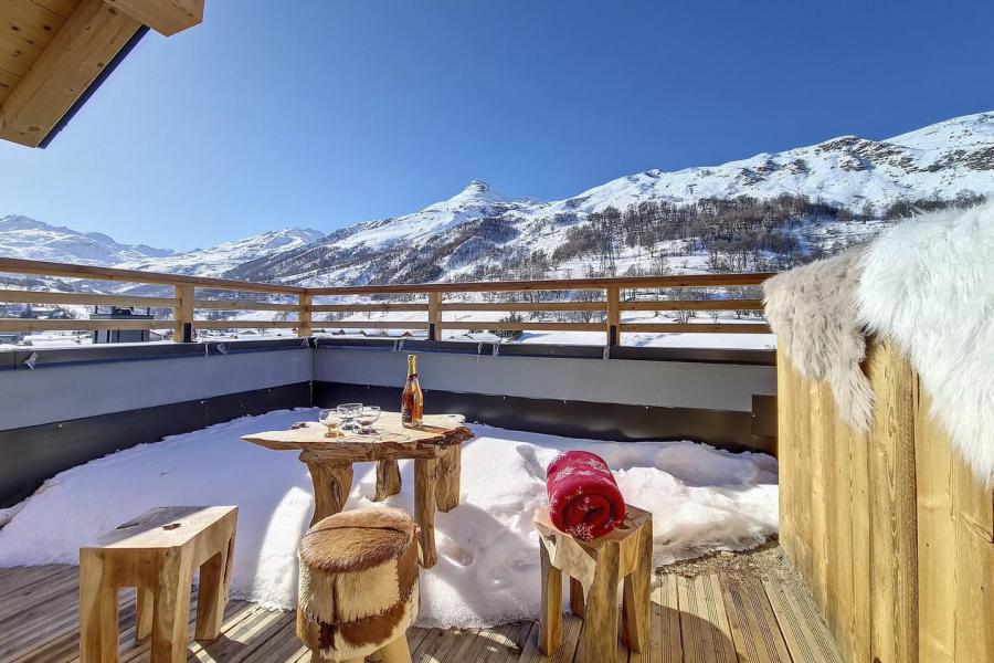 Vacaciones en montaña Chalet triplex 5 piezas para 10 personas (YDILIA3) - Chalet Eterlou - Les Menuires - Terraza