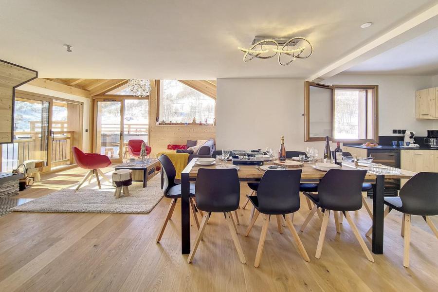 Urlaub in den Bergen Triplex-Chalet 5 zimmer 10 Personnen (YDILIA3) - Chalet Eterlou - Les Menuires - Wohnzimmer