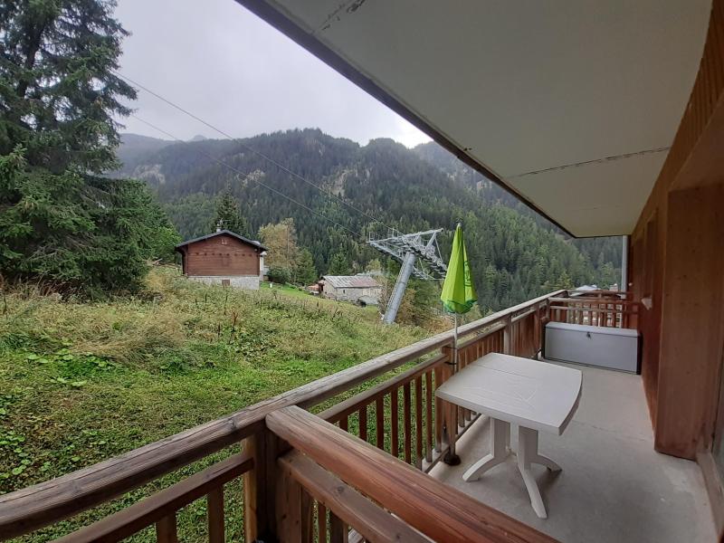 Wakacje w górach Apartament 0 pokojowy 4 osób (1-26) - Chalet Florence - Valfréjus - Balkon