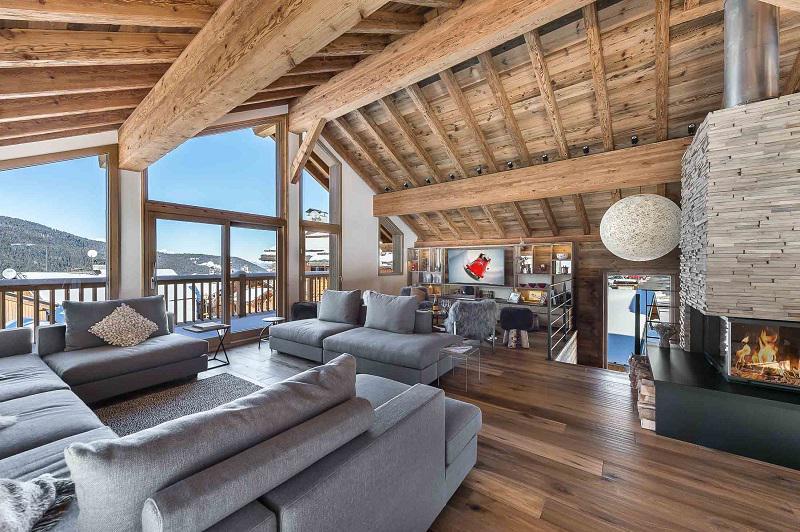 Каникулы в горах Шале триплекс 7 комнат 12 чел. - Chalet Fontany - Méribel - Салон