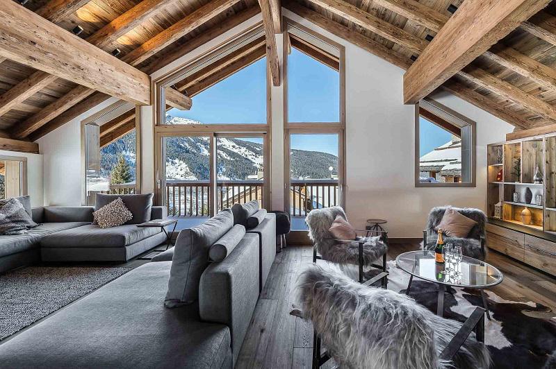 Holiday in mountain resort 7 room triplex chalet 12 people - Chalet Fontany - Méribel