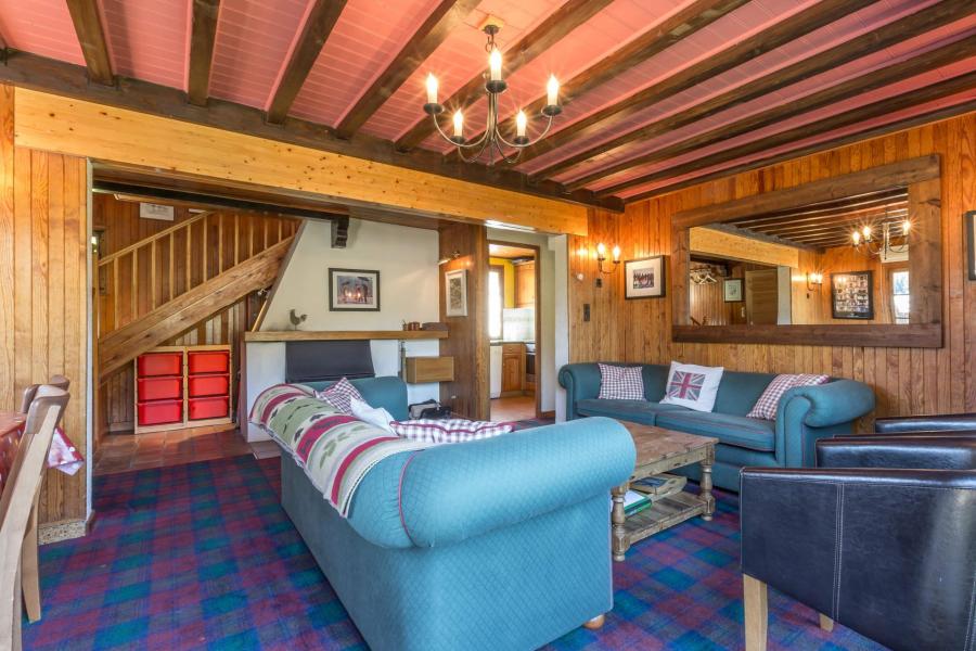 Holiday in mountain resort 5 room duplex chalet 8 people - Chalet Forêt - La Clusaz - Living room