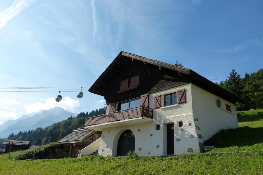 Rent in ski resort 5 room duplex chalet 8 people - Chalet Forêt - La Clusaz - Summer outside