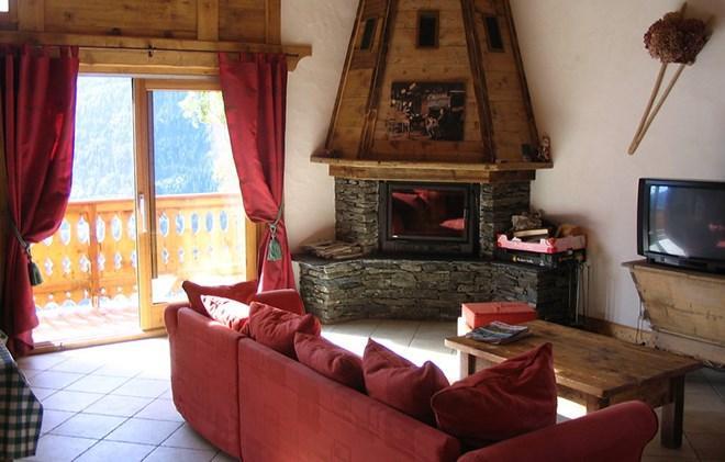Vacances en montagne Chalet Gaiduch - La Rosière - Canapé-lit
