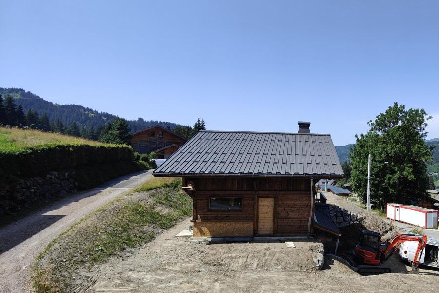 Wynajem na narty Domek górski 4 pokojowy 8 osób - Chalet Gibannaz - Les Gets - Na zewnątrz latem