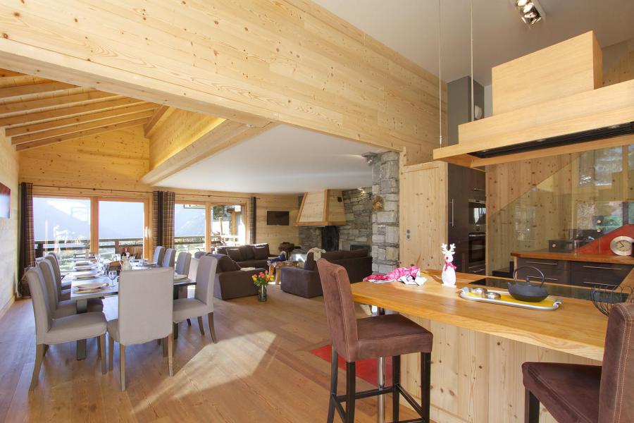 Urlaub in den Bergen 5 Zimmer Chalet für 12 Personen - Chalet Gilda - Les 2 Alpes - Wohnzimmer