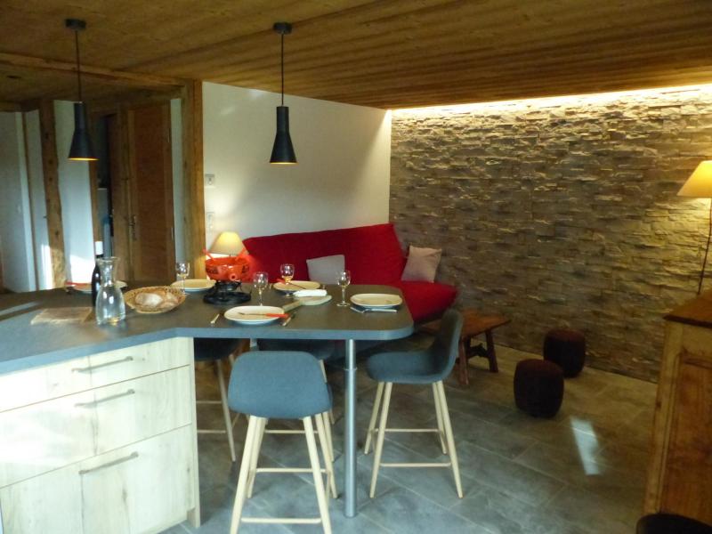 Urlaub in den Bergen 2-Zimmer-Appartment für 6 Personen - Chalet Gîte la Matte - Le Grand Bornand - Wohnzimmer