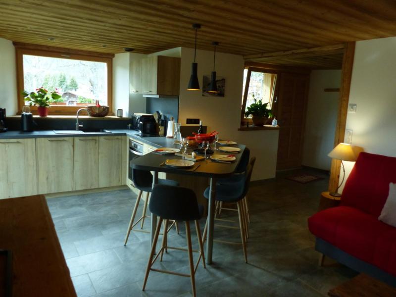 Urlaub in den Bergen 2-Zimmer-Appartment für 6 Personen - Chalet Gîte la Matte - Le Grand Bornand - Wohnzimmer