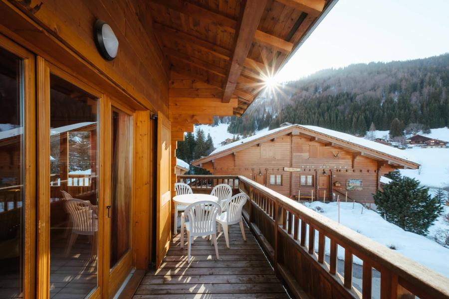 Holiday in mountain resort Semi-detached 4-room duplex chalet for 6 people (07) - Chalet Gotty Joly 7 - La Clusaz - Balcony