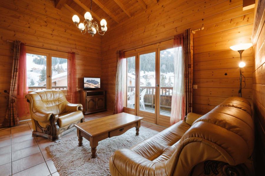 Holiday in mountain resort Semi-detached 4-room duplex chalet for 6 people (07) - Chalet Gotty Joly 7 - La Clusaz - Living room