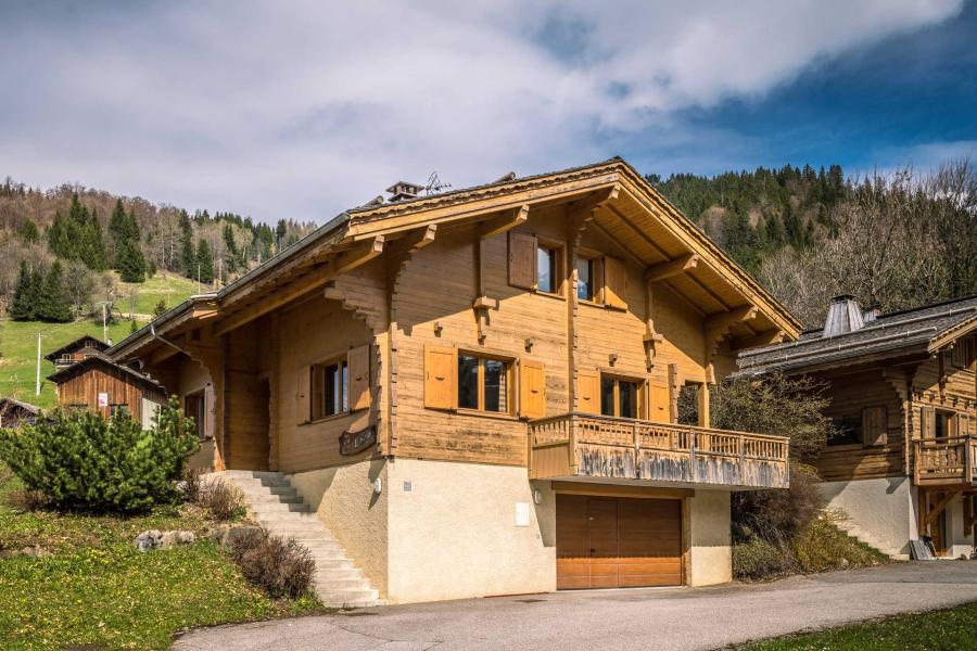 Holiday in mountain resort 5 room duplex semi-detached chalet 9 people - Chalet Gotty Joly L'Bele - La Clusaz - Summer outside