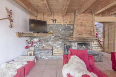 Vacances en montagne Chalet 11 pièces 26 personnes - Chalet Gran Koute - Les Menuires - Séjour