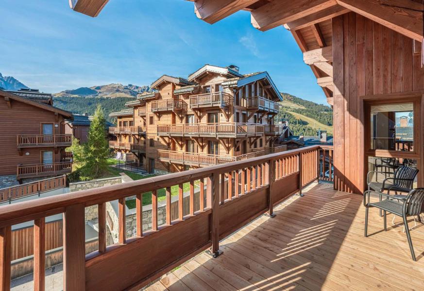 Urlaub in den Bergen Doppelchalethälfte 5 Zimmer für 8 Personen - Chalet Grande Casse - Courchevel - Terrasse