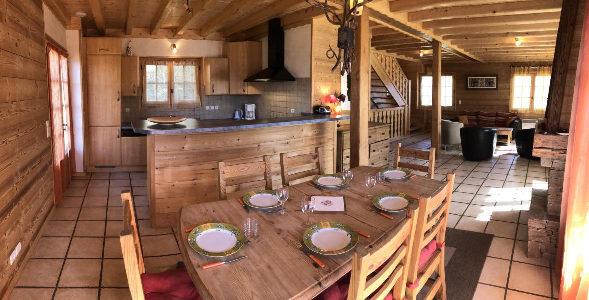 Holiday in mountain resort 4 room mezzanine chalet 6 people - Chalet Granier - Saint Gervais - Living room