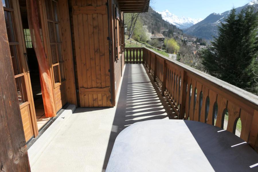 Vacaciones en montaña Chalet Granier - Saint Gervais - Terraza