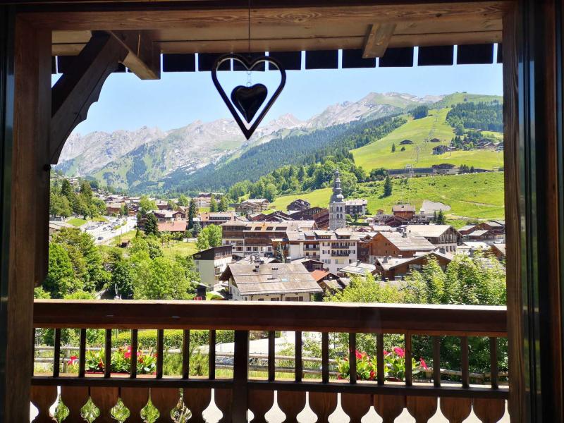 Vakantie in de bergen Chalet Grany - La Clusaz - Terras