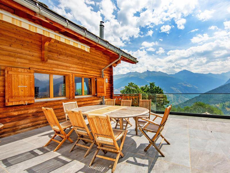 Rent in ski resort Chalet Greppon Blanc - Thyon - Summer outside