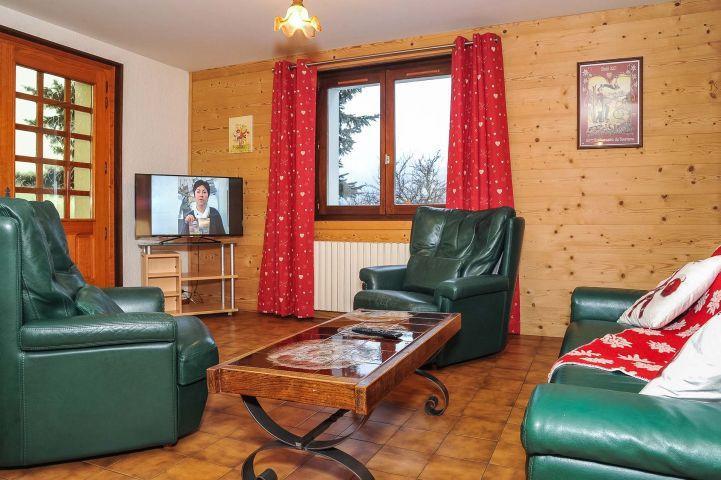 Urlaub in den Bergen 3-Zimmer-Appartment für 5 Personen (BOUDE) - Chalet Grillet Gilbert - Châtel - Wohnzimmer