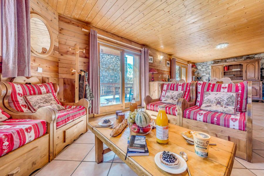 Vakantie in de bergen Appartement duplex 7 kamers 14 personen (1CH) - Chalet Gypaete - Tignes - Woonkamer