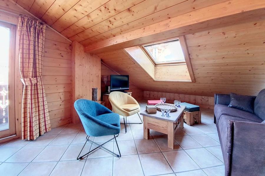 Vakantie in de bergen Appartement 5 kamers 8 personen (10) - Chalet Hameau des Marmottes - Les Menuires - Woonkamer