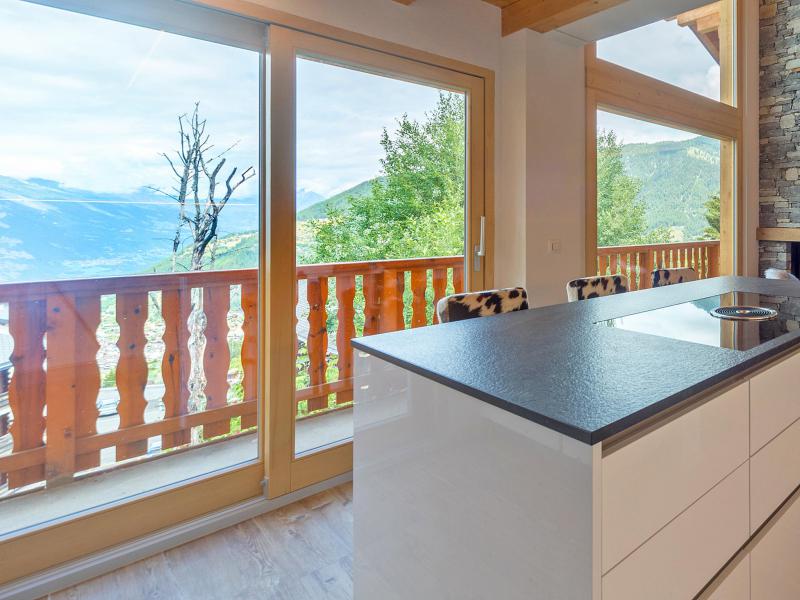 Vacances en montagne Chalet Harmonie - La Tzoumaz - Kitchenette