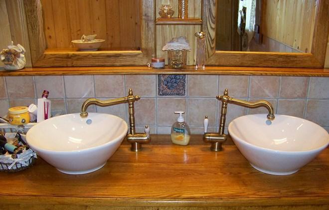 Holiday in mountain resort Chalet Harmonie - Les 2 Alpes - Wash-hand basin