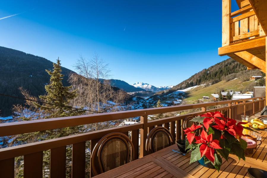 Holiday in mountain resort 6 room triplex chalet 12 people - Chalet Hartza - Le Grand Bornand - Balcony