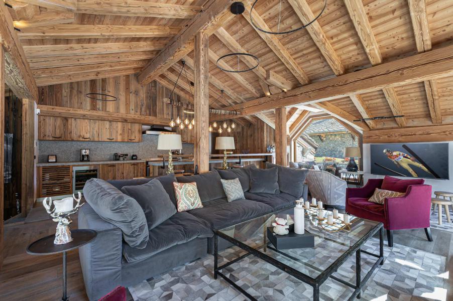 Vacanze in montagna Chalet 6 stanze per 14 persone - Chalet Hermine Blanche - Val d'Isère - Soggiorno