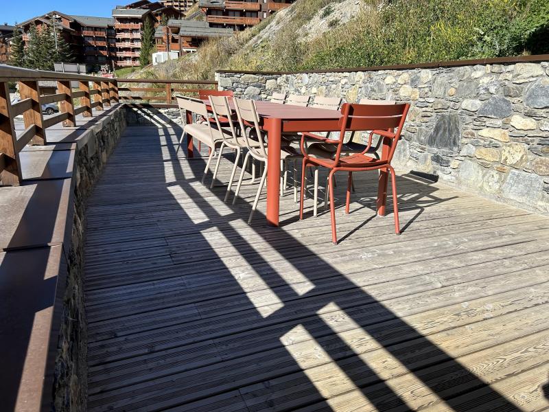 Urlaub in den Bergen 7 Zimmer Chalet für 12 Personen - Chalet Individuel Tueda - Méribel-Mottaret - Draußen im Sommer