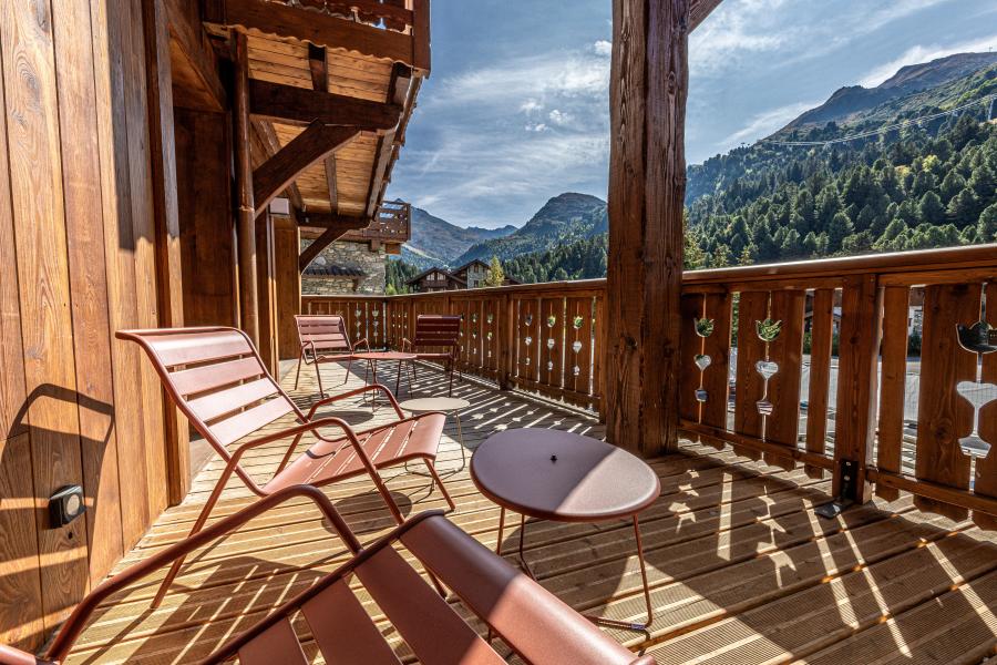 Vacaciones en montaña Chalet 7 piezas para 12 personas - Chalet Individuel Tueda - Méribel-Mottaret - Terraza