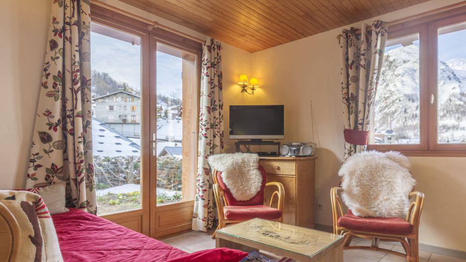 Holiday in mountain resort 4 room apartment 6 people - Chalet Iris - Saint Martin de Belleville - Living room