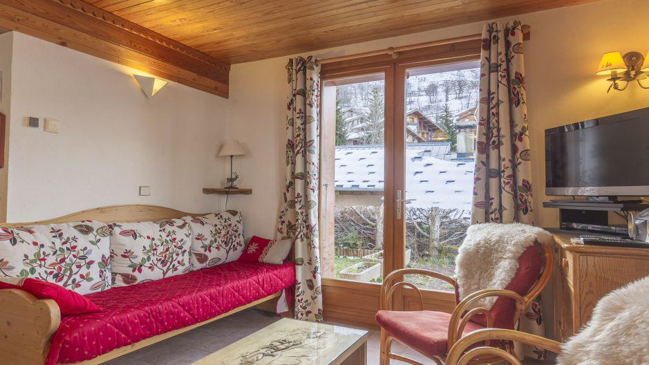 Vacaciones en montaña Apartamento 4 piezas para 6 personas (2) - Chalet Iris - Saint Martin de Belleville - Sofá-cama