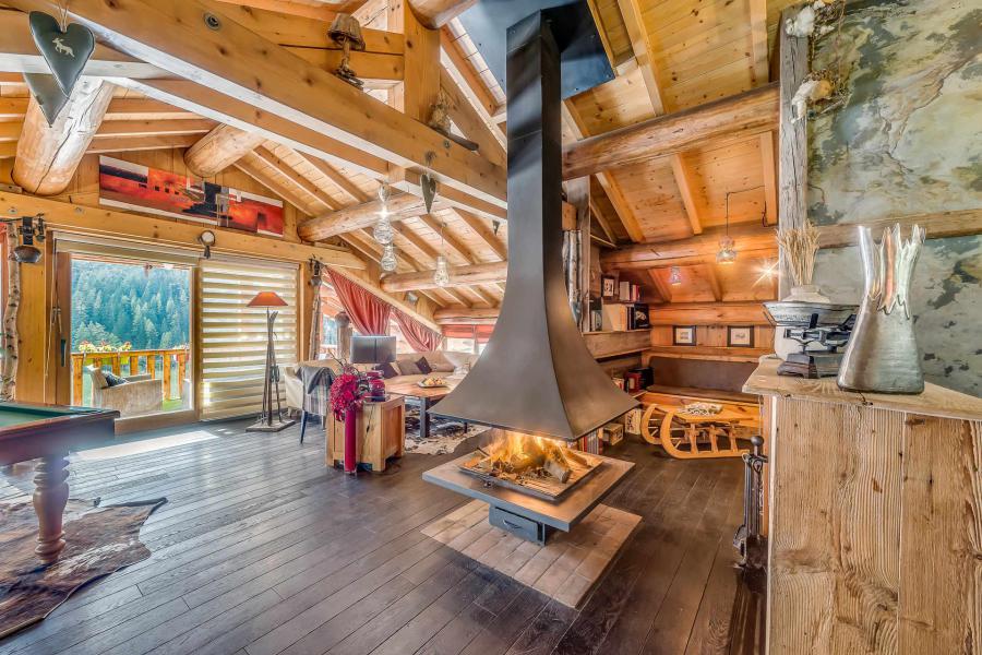 Holiday in mountain resort 9 room triplex chalet 16 people (CH) - Chalet Iseran - Tignes - Living room