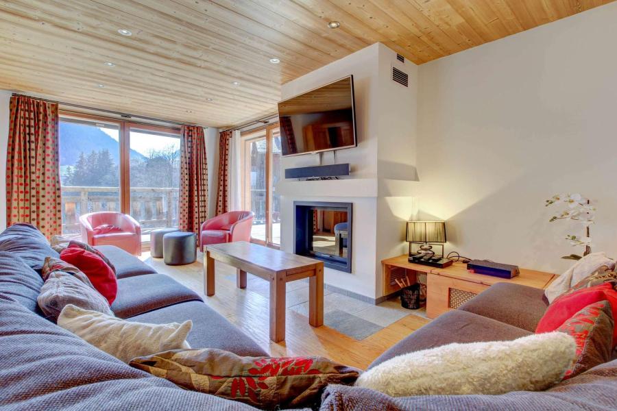 Holiday in mountain resort 5 room chalet 10 people - Chalet Kaïla - Morzine - Living room