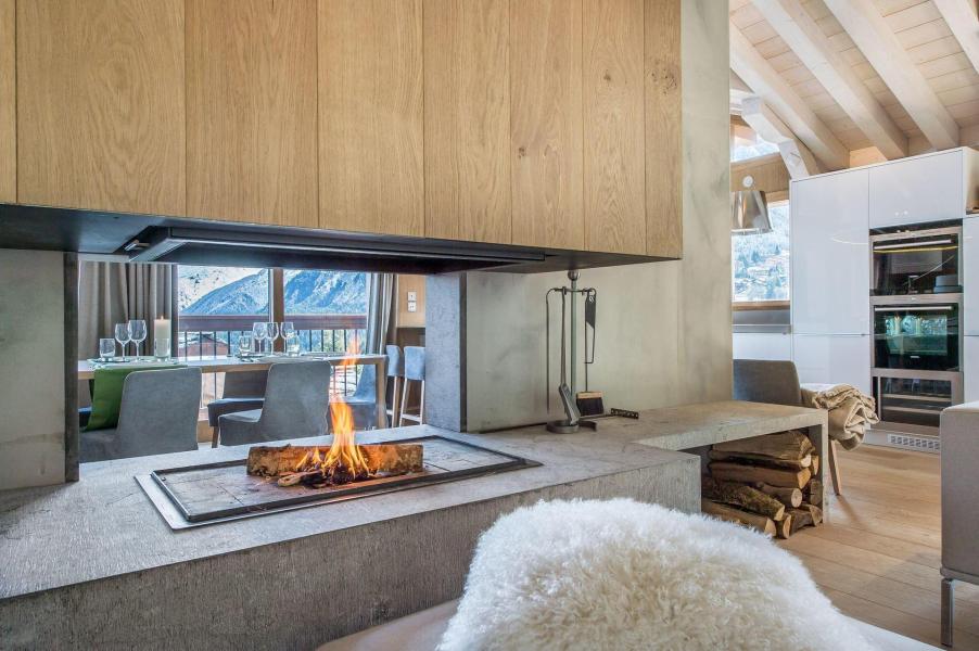 Holiday in mountain resort 9 room chalet 11 people - Chalet Kibo - Courchevel - Living room