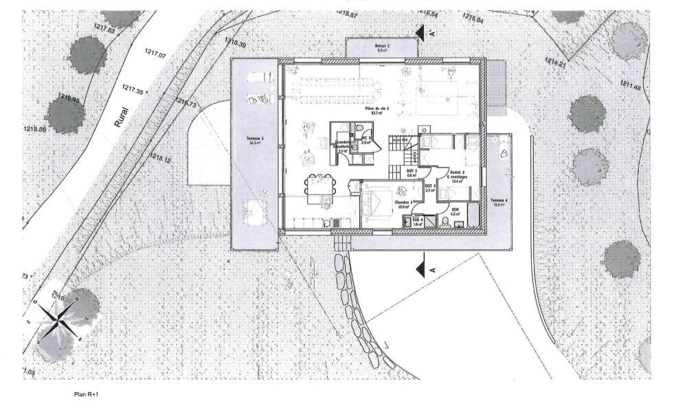 Wakacje w górach Domek górski triplex 10 pokojowy  dla 24 osób (G480) - Chalet l'Abondance - Valmorel - Plan