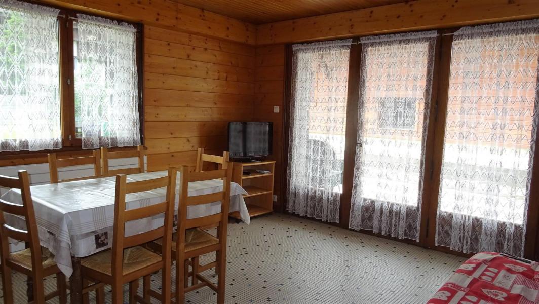 Vakantie in de bergen Appartement 3 kamers 6 personen (177) - Chalet L'Aiglon - Les Gets - Woonkamer