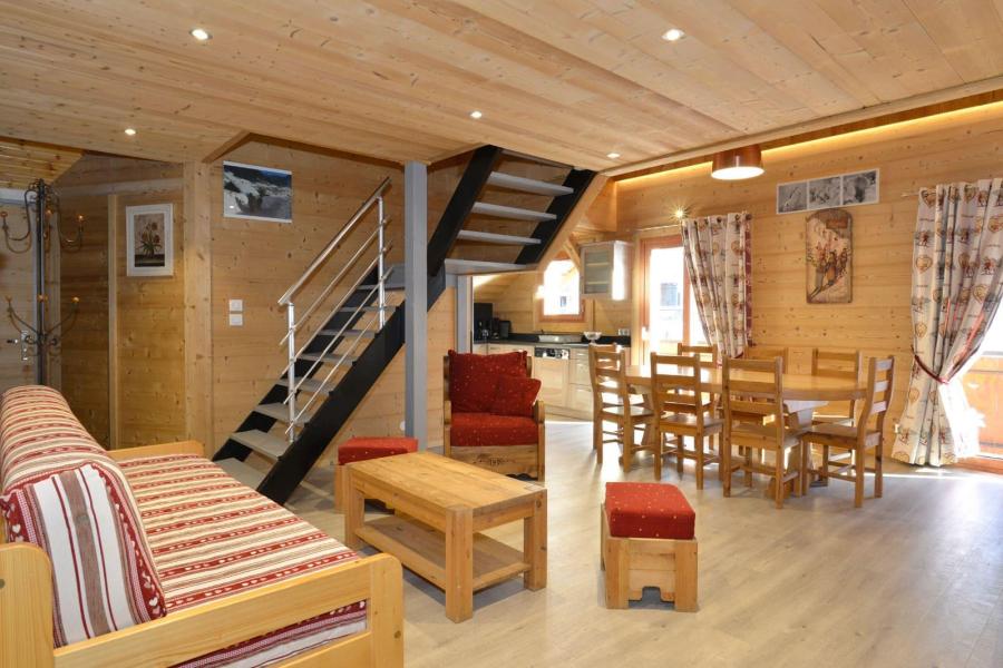 Urlaub in den Bergen 4 Zimmer Maisonettewohnung für 7 Personen (4) - Chalet l'Epicéa - Châtel - Wohnzimmer
