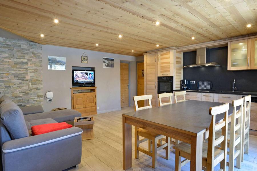 Vakantie in de bergen Appartement 3 kamers 7 personen (5) - Chalet l'Epicéa - Châtel - Woonkamer