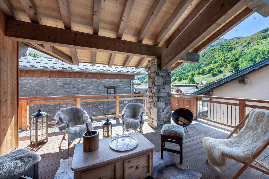 Vacanze in montagna Appartamento su due piani 5 stanze per 8 persone (CIME CARON) - Chalet l'Éterlou - Les Menuires - Terrazza